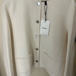 Theory Women's Ivory Blazer
